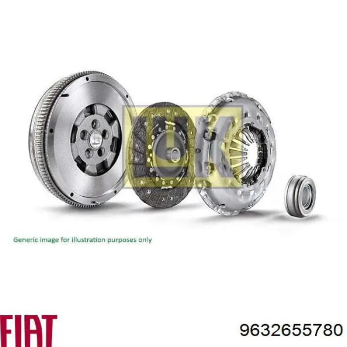 Comprar 9632655780 Fiat/Alfa/Lancia Volante de motor bimasa