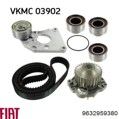 Correa distribución 9632959380 Fiat/Alfa/Lancia