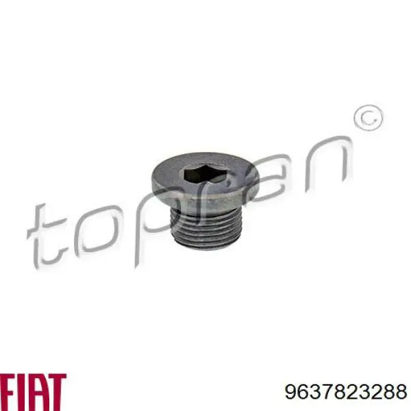 9637823288 Fiat/Alfa/Lancia tapón roscado, colector de aceite