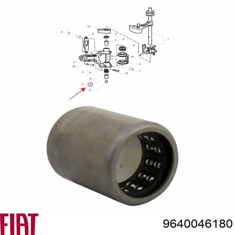 Comprar 9640046180 Fiat/Alfa/Lancia Casquillo palanca cambio