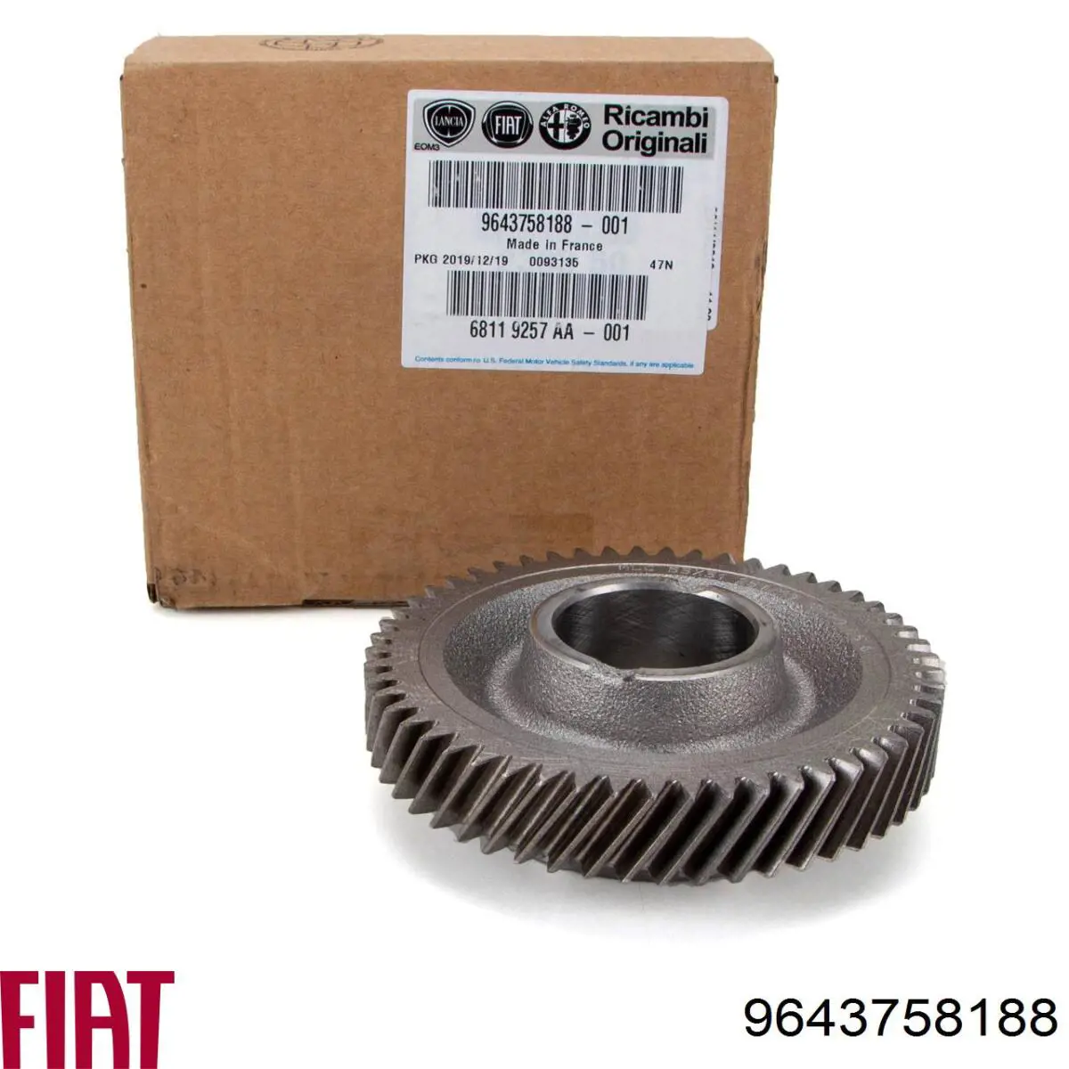 9643758188 Fiat/Alfa/Lancia Engranaje conducido de quinta velocidad