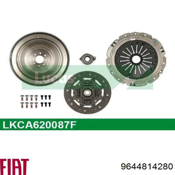 Comprar 9644814280 Fiat/Alfa/Lancia Kit de embrague completo