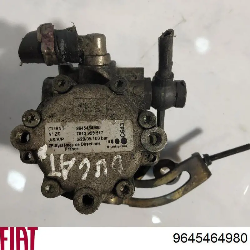 Comprar 9645464980 Fiat/Alfa/Lancia Bomba servodireccion