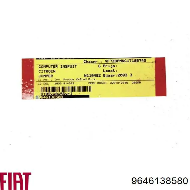 Unidad de control del motor  Peugeot/Citroen 0281010346 precio, desde 151,01 EUR