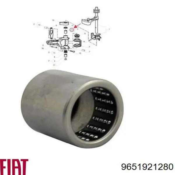 Buje de eje de horquilla de embrague Fiat/Alfa/Lancia 9828851280 precio, desde 19,29 EUR
