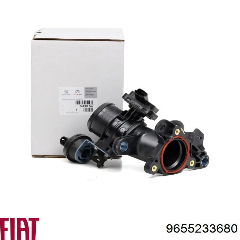 Cuerpo de mariposa 9655233680 Fiat/Alfa/Lancia