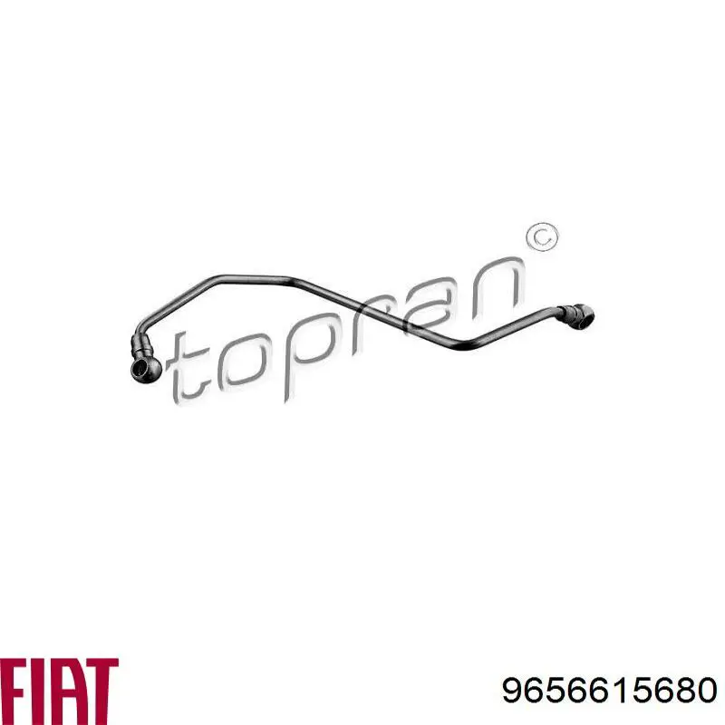 9656615680 Fiat/Alfa/Lancia Tubo de drenaje de aceite de turbocompresor