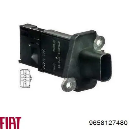 Medidor de flujo de aire Fiat/Alfa/Lancia 9658127480 precio, desde 63,38 EUR