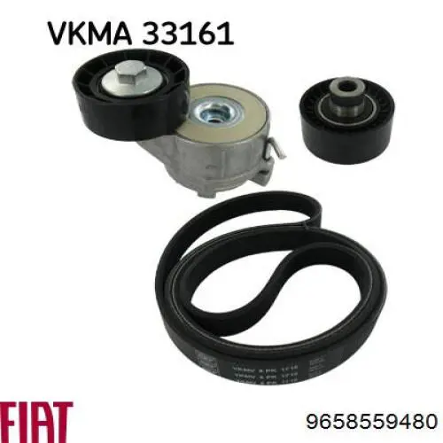 Polea inversión/guía, correa auxiliar servicios Fiat/Alfa/Lancia 9658559480 precio, desde 11,19 EUR