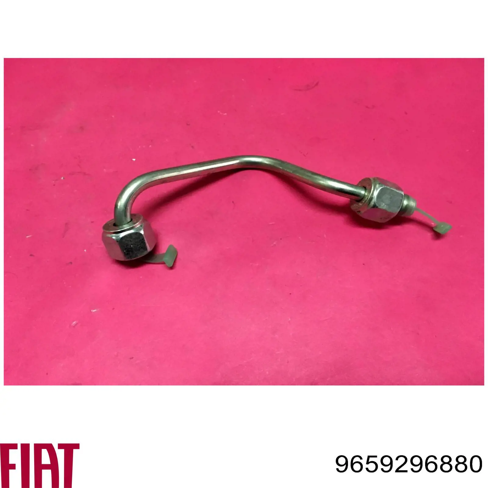 Tubería de combustible, sistema inyección, cilindro 2 9659296880 Fiat/Alfa/Lancia