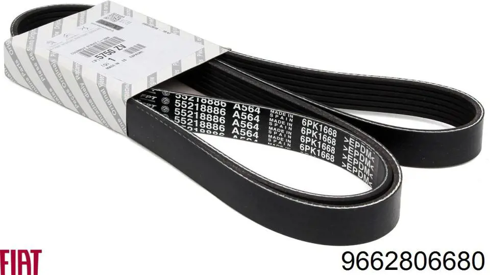 Correa de transmisión trapezoidal Fiat/Alfa/Lancia 9662806680 precio, desde 13,51 EUR