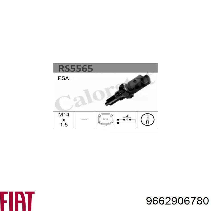Comprar 9662906780 Fiat/Alfa/Lancia Interruptor de luz de marcha atrás