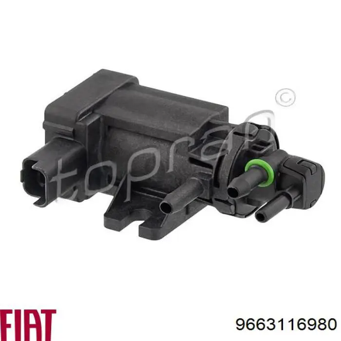 9663116980 Fiat/Alfa/Lancia Válvula solenoide de control de presión de sobrealimentación