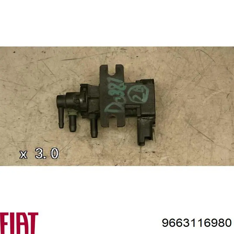 Válvula solenoide de control de presión de sobrealimentación Fiat/Alfa/Lancia 9663116980 precio, desde 39,20 EUR
