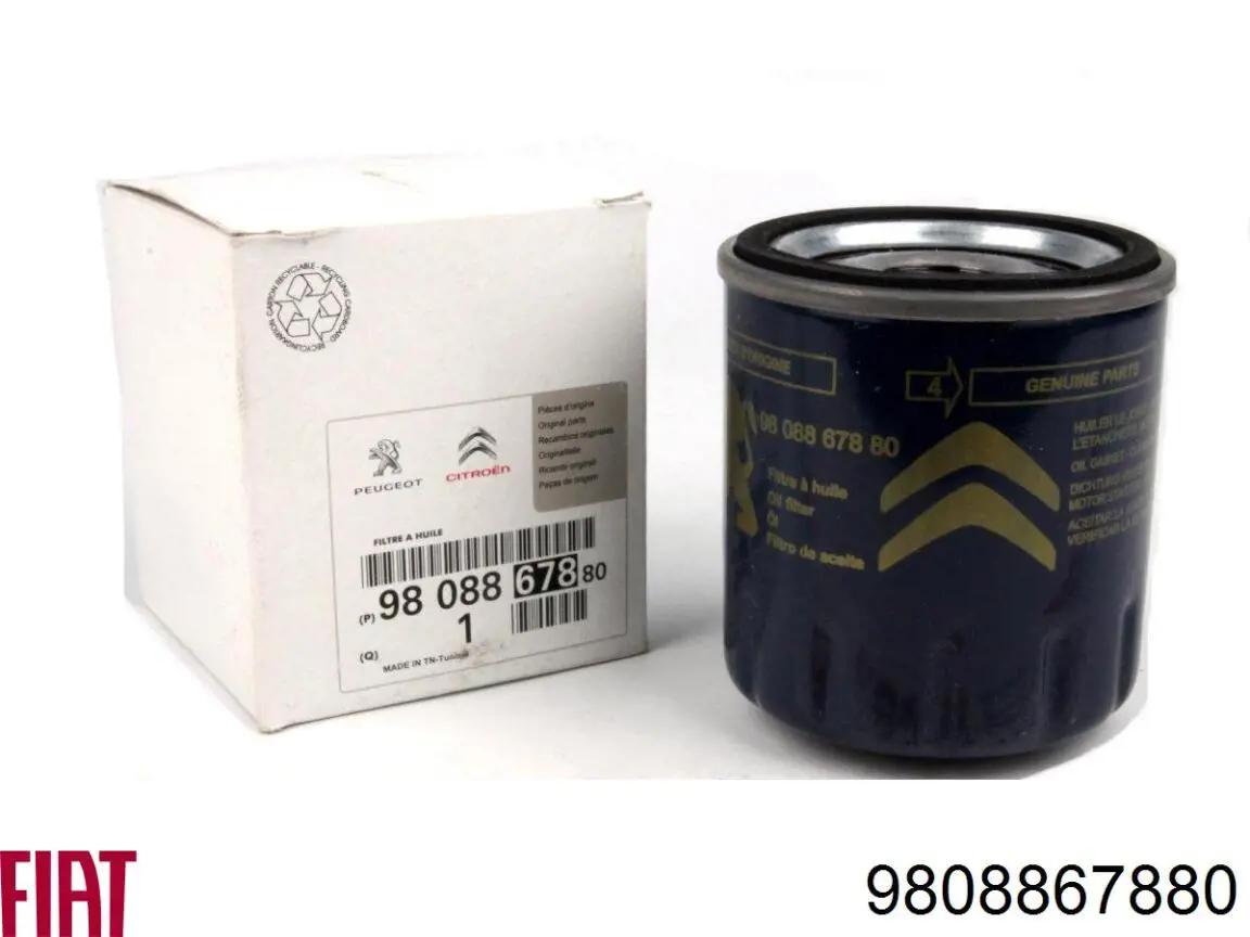 Filtro de aceite Fiat/Alfa/Lancia 9808867880 precio, desde 6,87 EUR