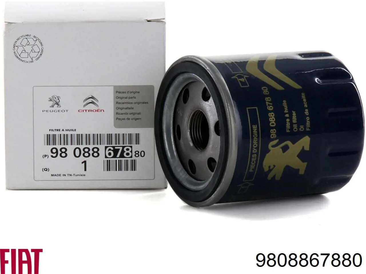 9808867880 Fiat/Alfa/Lancia filtro de aceite comprar barato