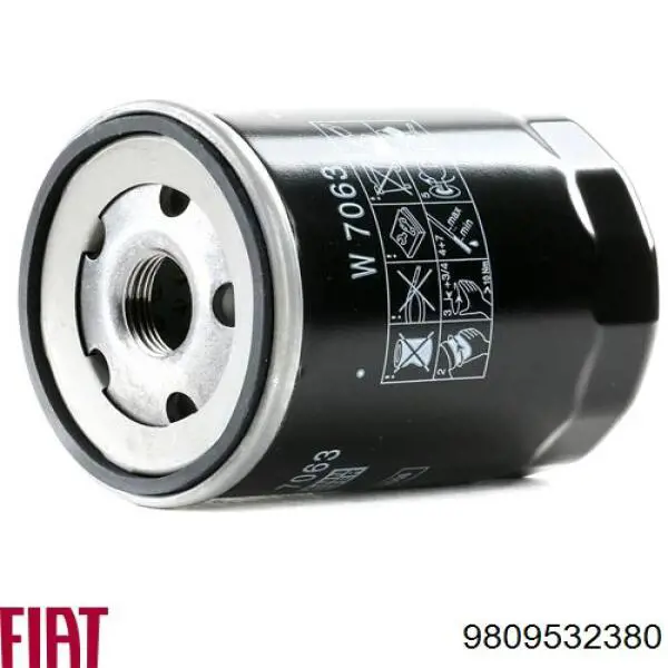 9809532380 Fiat/Alfa/Lancia filtro de aceite