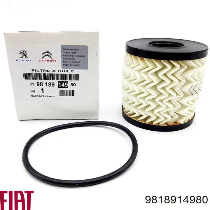 9818914980 Fiat/Alfa/Lancia filtro de aceite