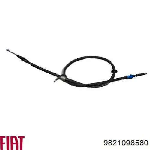 9821098580 Peugeot/Citroen Cable de freno de mano trasero derecho/izquierdo