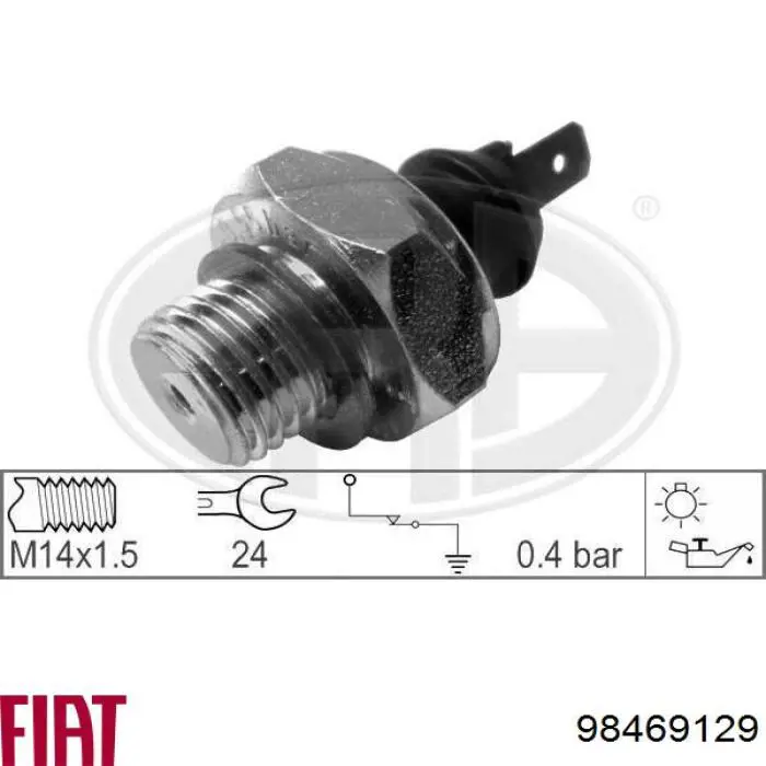 98469129 Fiat/Alfa/Lancia sensor de presión de aceite