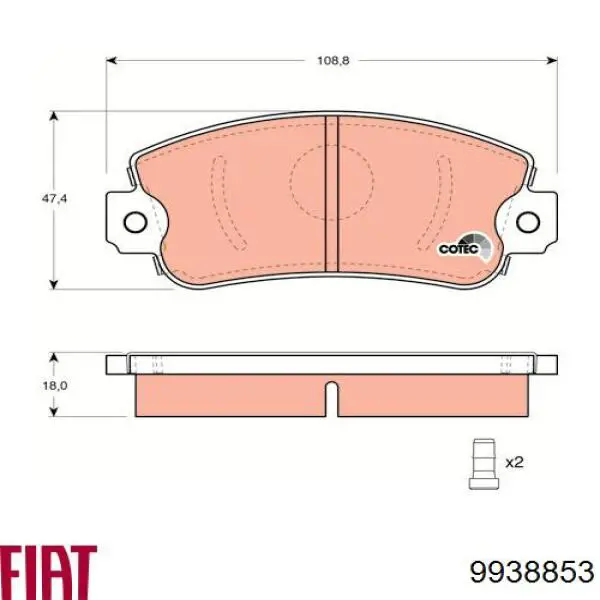 9938853 Fiat/Alfa/Lancia