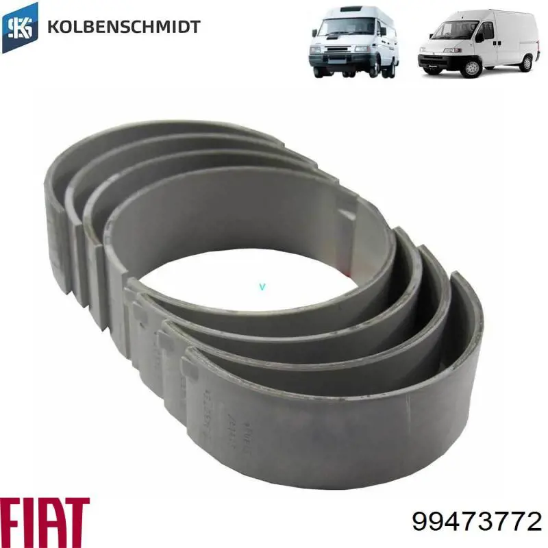 Comprar 99473772 Fiat/Alfa/Lancia Juego de cojinetes de cigüeñal, cota de reparación (+0,25 mm)