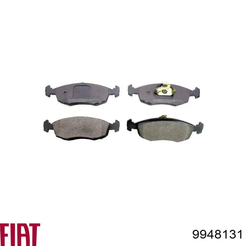 Pastillas de freno delanteras Fiat Punto 2 188