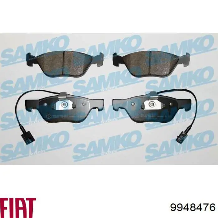 Pastillas de freno delanteras Alfa Romeo 156 932