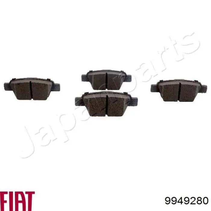 9949280 Fiat/Alfa/Lancia pastillas de freno traseras