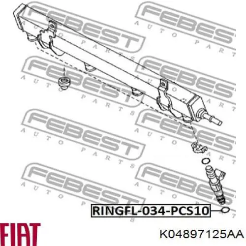 SK9 Standard junta anular, inyector