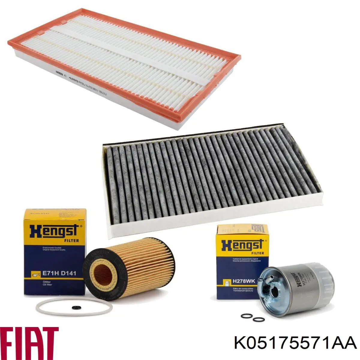 K05175571AA Fiat/Alfa/Lancia filtro de aceite