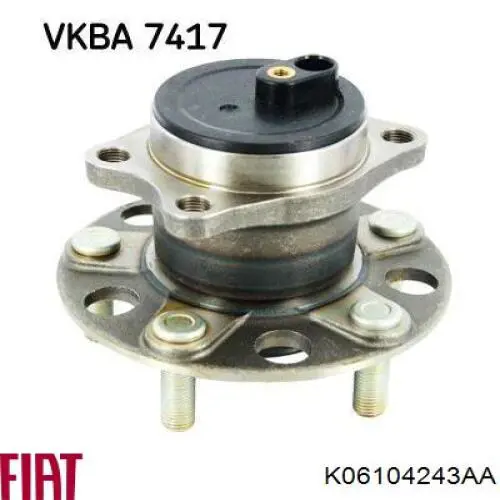 Comprar 6104243AA Chrysler Perno de brazo longitudinal trasero (de alineación)