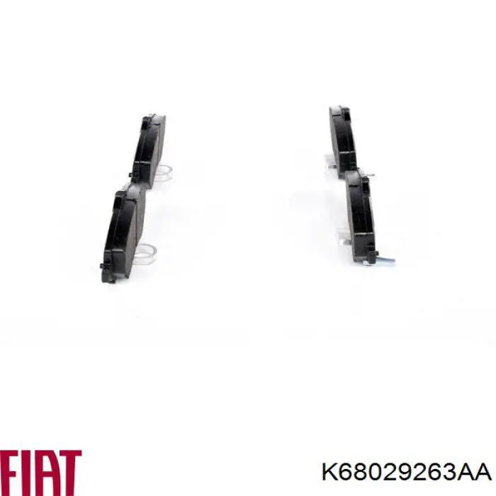 Pastillas freno delanteras Fiat/Alfa/Lancia K68029263AA precio, desde 38,39 EUR
