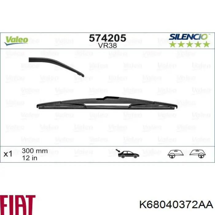 Comprar 852420E080 Toyota Limpiaparabrisas traseros