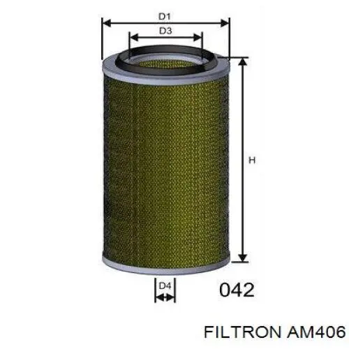 El filtro de aire Filtron AM406 precio, desde 27,53 EUR