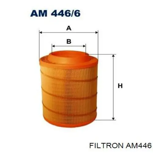 AM446 Filtron Filtro de aire de motor