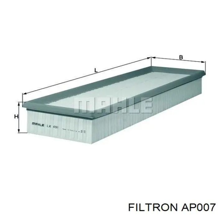 AP007 Filtron filtro de aire