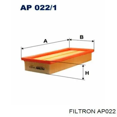 Comprar AP022 Filtron Filtro de aire