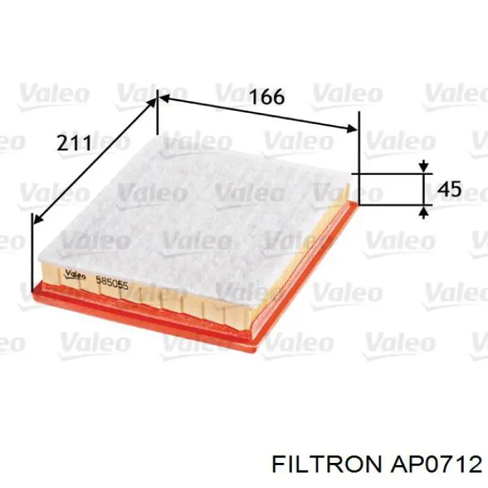 AP0712 Filtron filtro de aire