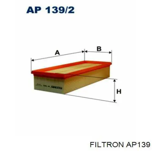 Filtro aire Filtron AP139