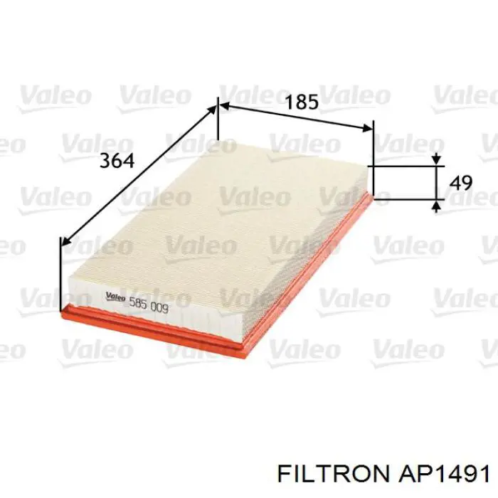 AP1491 Filtron filtro de aire