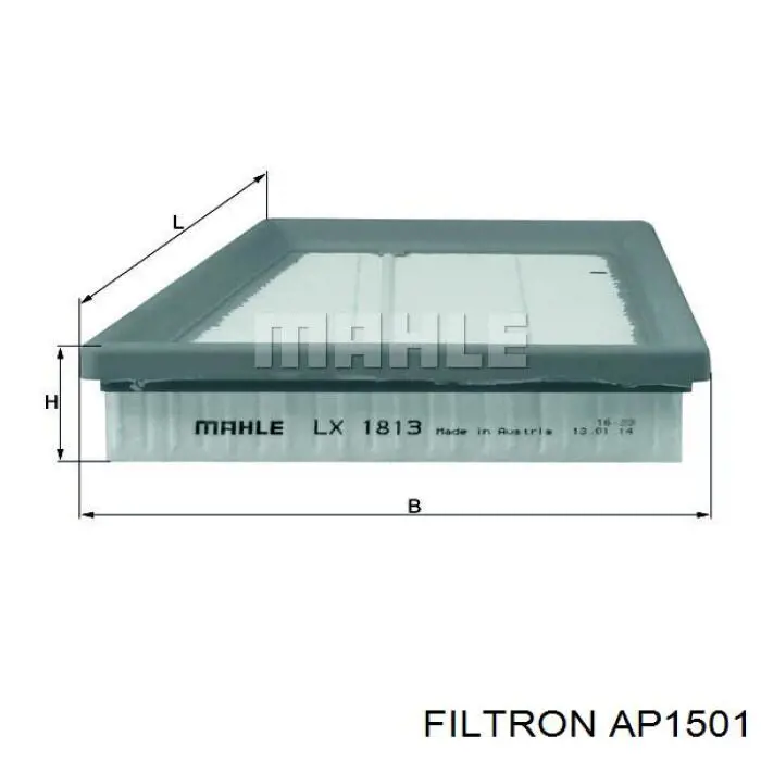 El filtro de aire Filtron AP1501 precio, desde 11,35 EUR