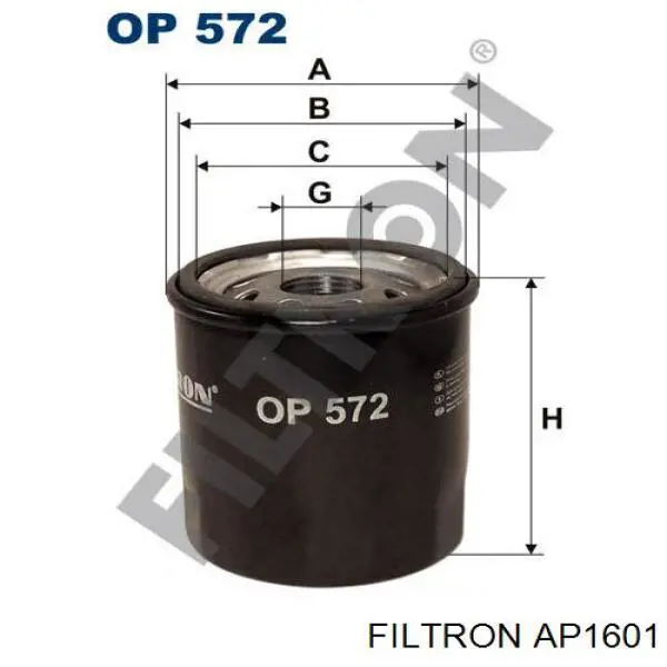 El filtro de aire Filtron AP1601 precio, desde 8,36 EUR
