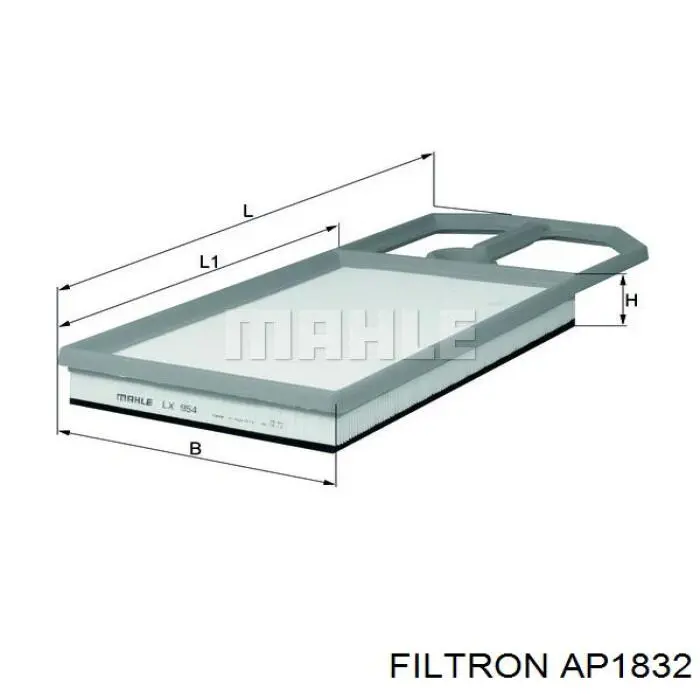 Filtro de aire AP1832 Filtron