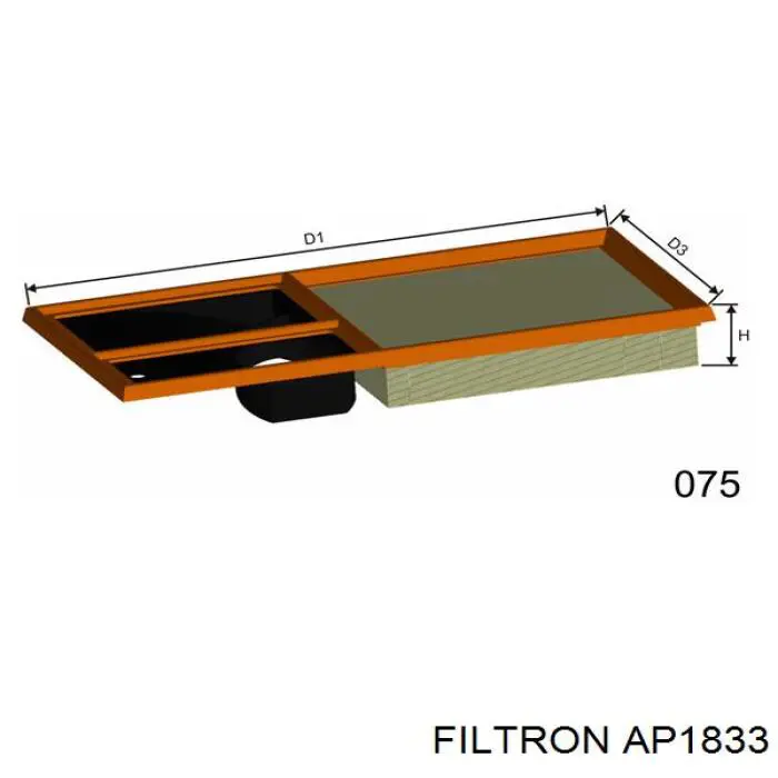 AP1833 Filtron filtro de aire