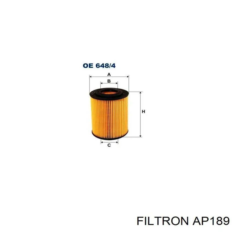 Filtro de aire AP189 Filtron