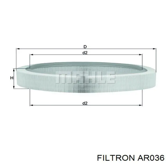 Comprar AR036 Filtron Filtro de aire