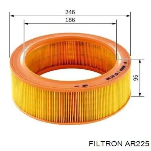 El filtro de aire Filtron AR225 precio, desde 7,37 EUR