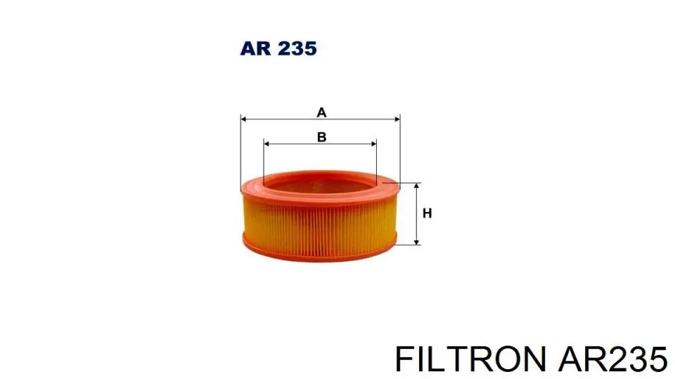 AR235 Filtron Filtro de aire de motor