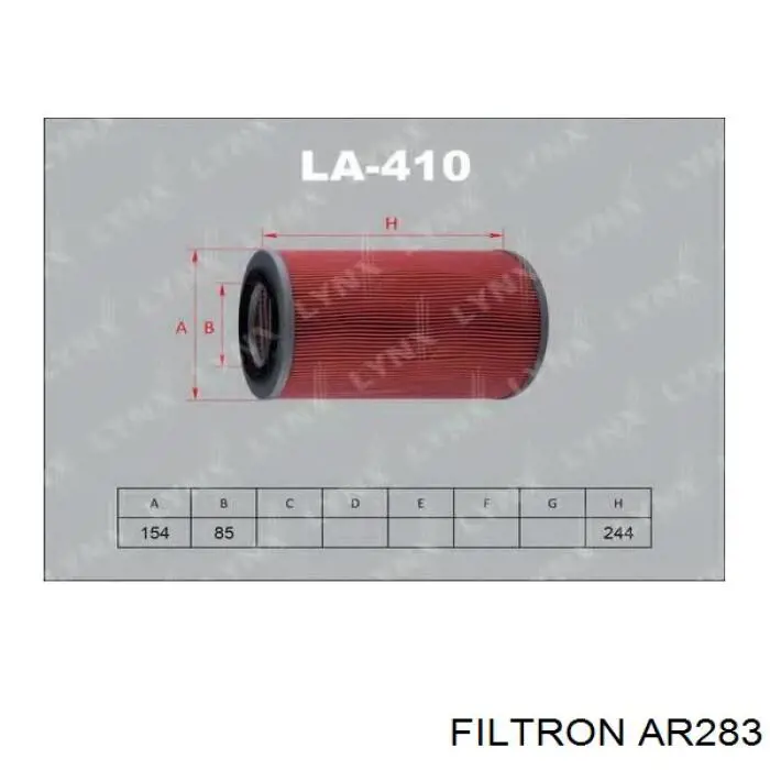 AR283 Filtron filtro de aire